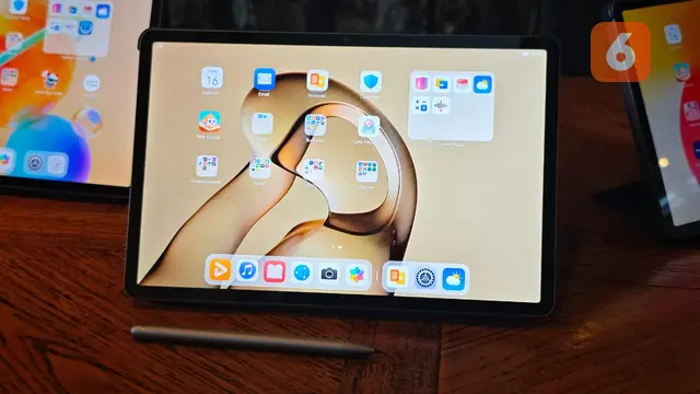Huawei MatePad SE 11 yang baru saja diperkenalkan di Indonesia. (Liputan6.com/Agustinus M. Damar)